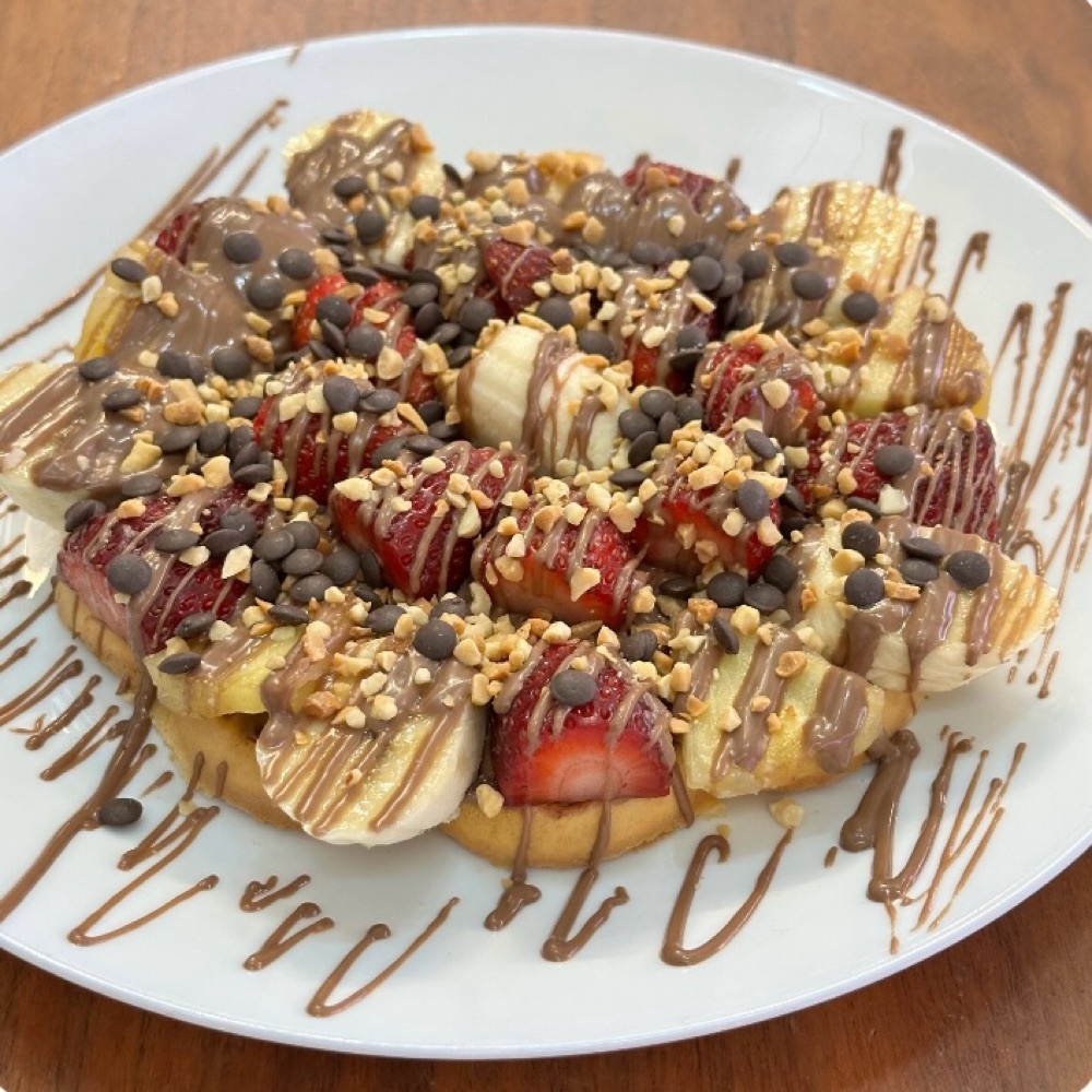 Melbourne Çilekli Waffle