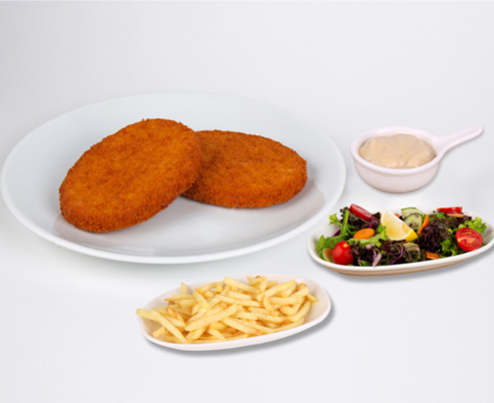 Vegan Schnitzel Menü