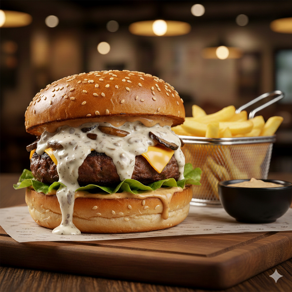 Mantarlı Burger
