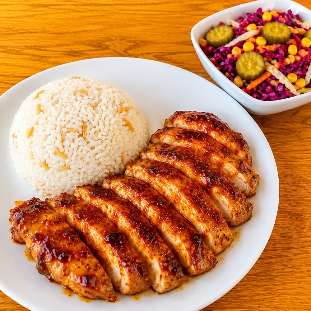 Izgara Tavuk Pirzola Mangalda Pişiyo