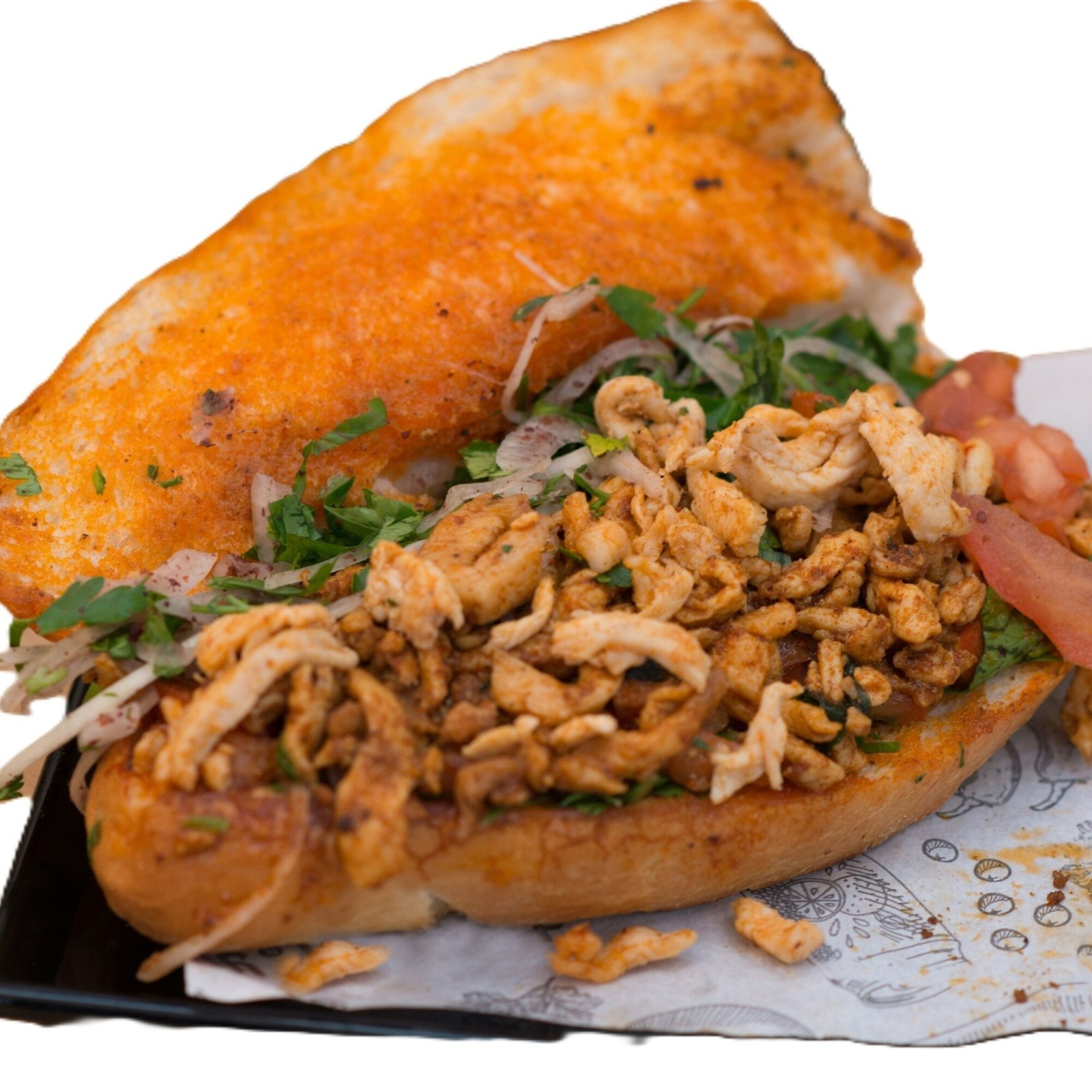 Tavuk Tantuni Ekmek Arası