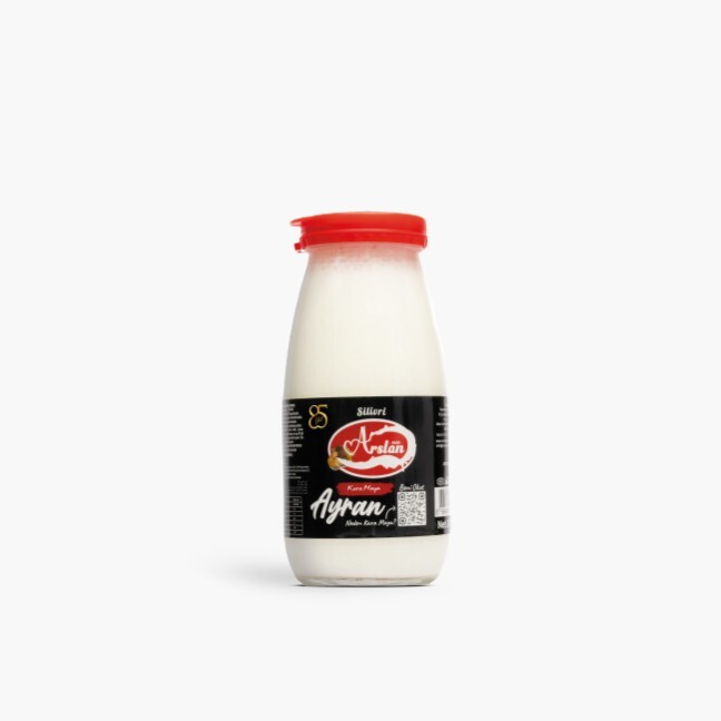 Kara Maya Cam Şişe Ayran