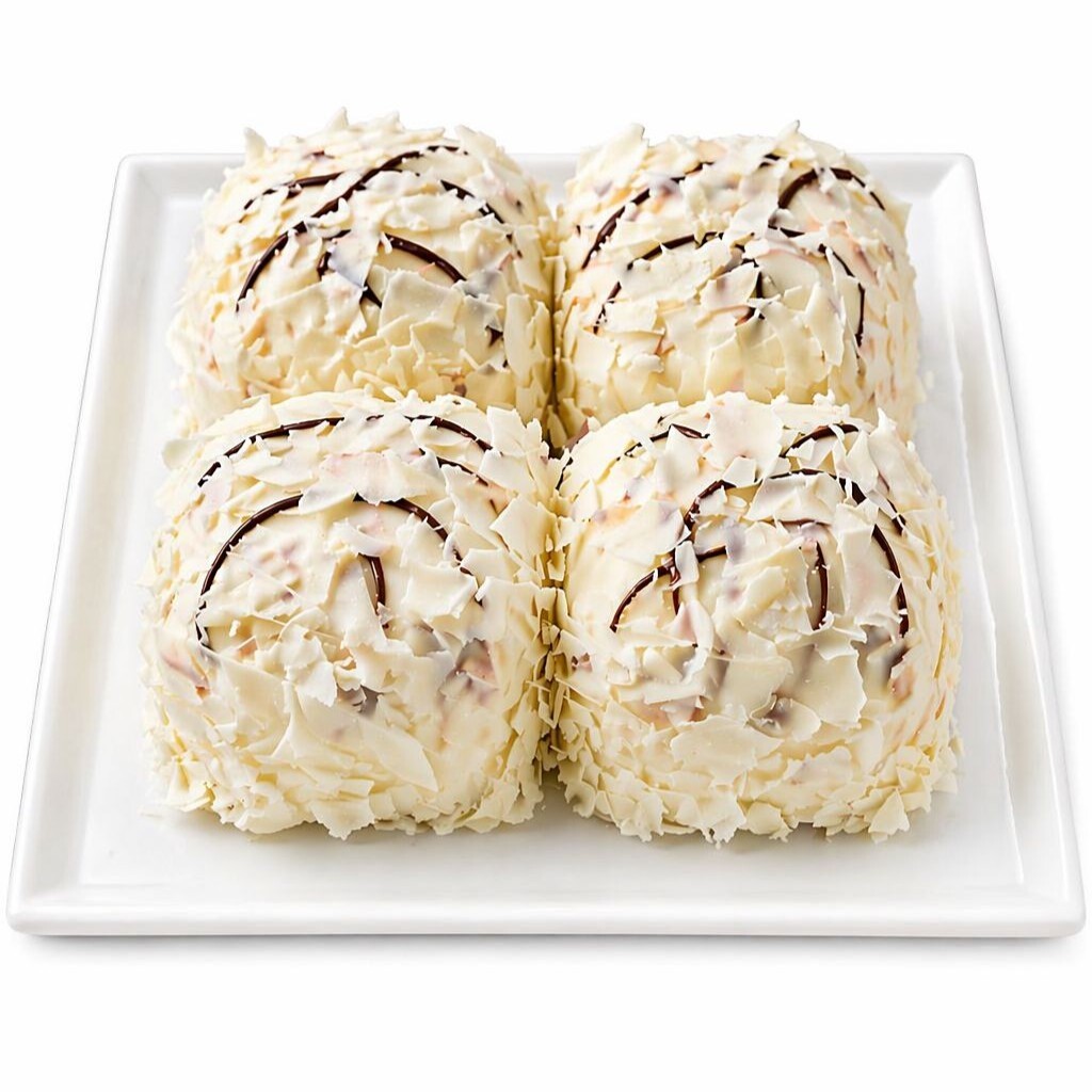 Beyaz Çikolatalı Profiterollü Pasta (4-6 Kişilik)