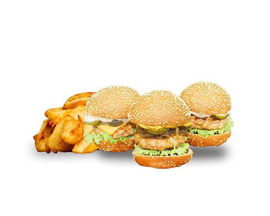 Chicken 3'lü Mini Burger