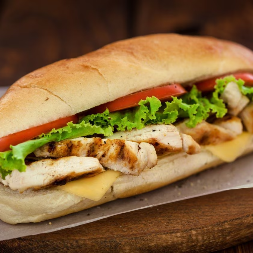 Tam Ekmek Arası Izgara Tavuk