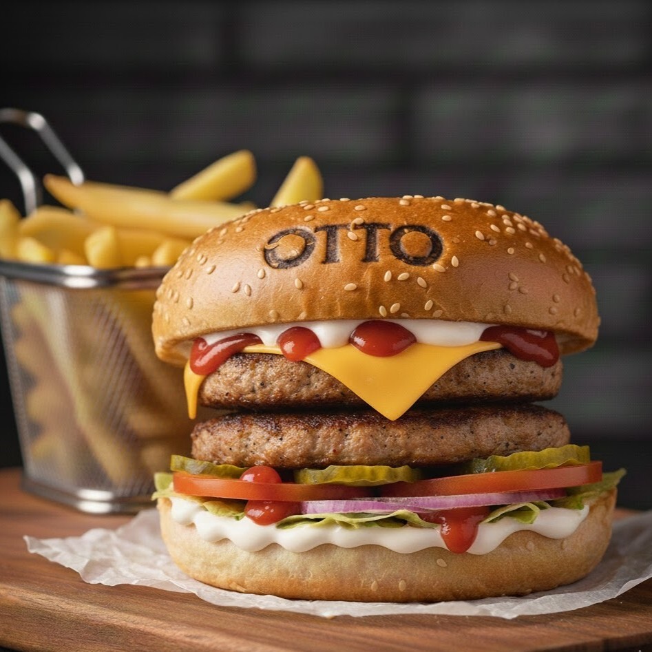 Double Tavuk Burger