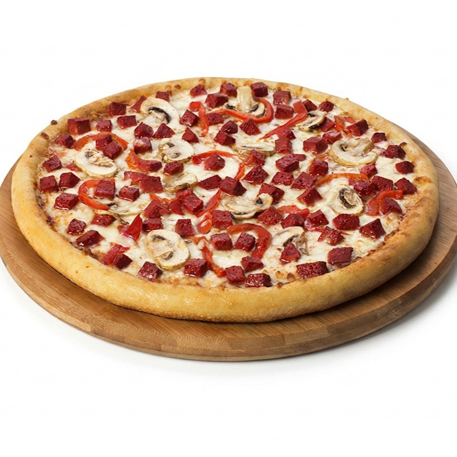 Anadolu Pizza [Büyük Boy]Pizza bahartı+ketçap +mayanoze + 330 ml cola turk