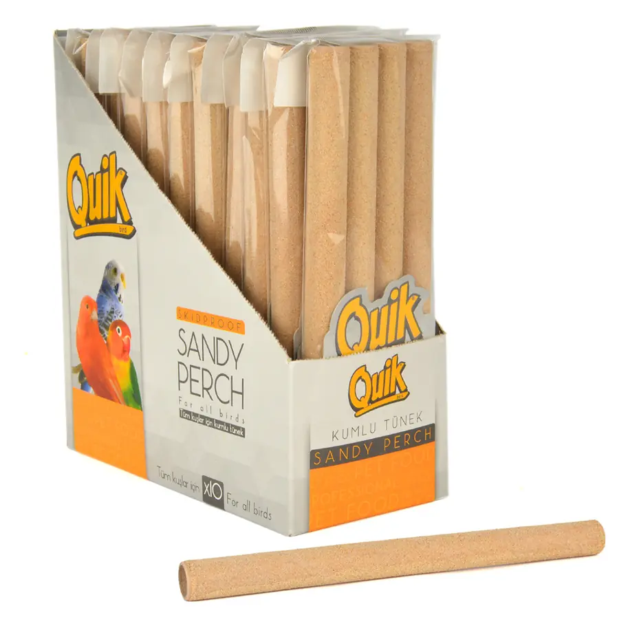 Quik Kuşlar İçin Kumlu Tünek Matı 4'lü Paket