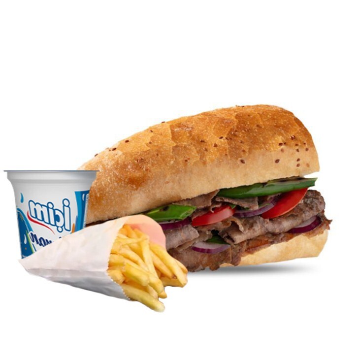 Yarım Ekmek Arası Tavuk Döner Menü