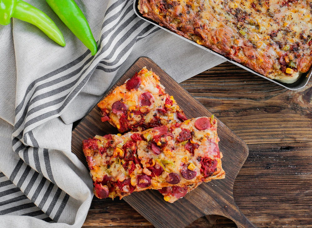 Karışık Tepsi Pizza