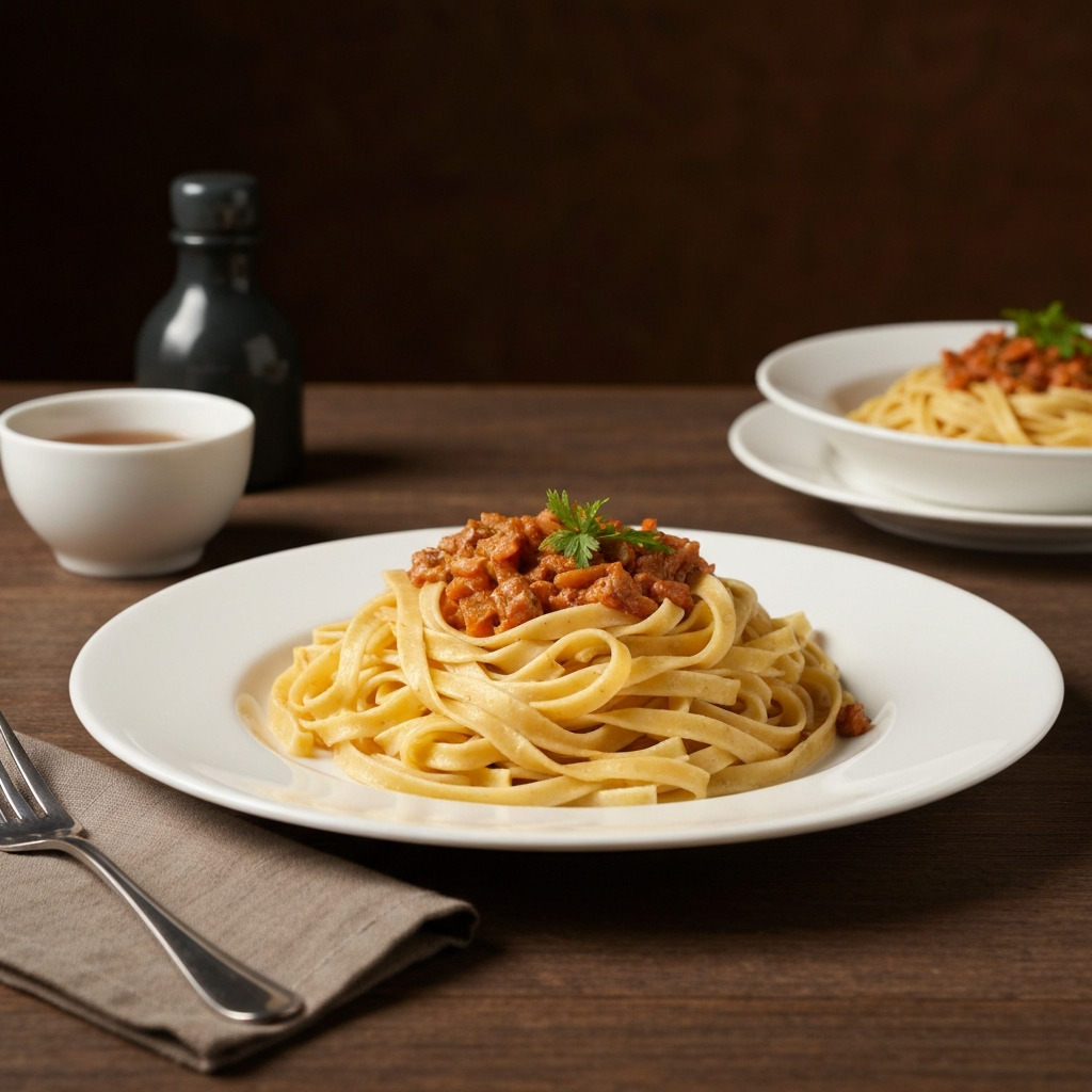 Köri Soslu Fettuccine