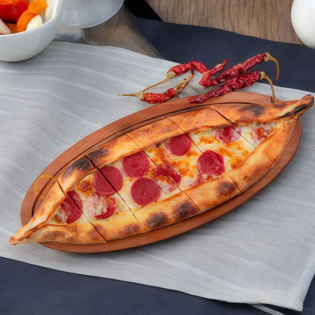 Kaşarlı Sucuklu 2'li Pide Menü