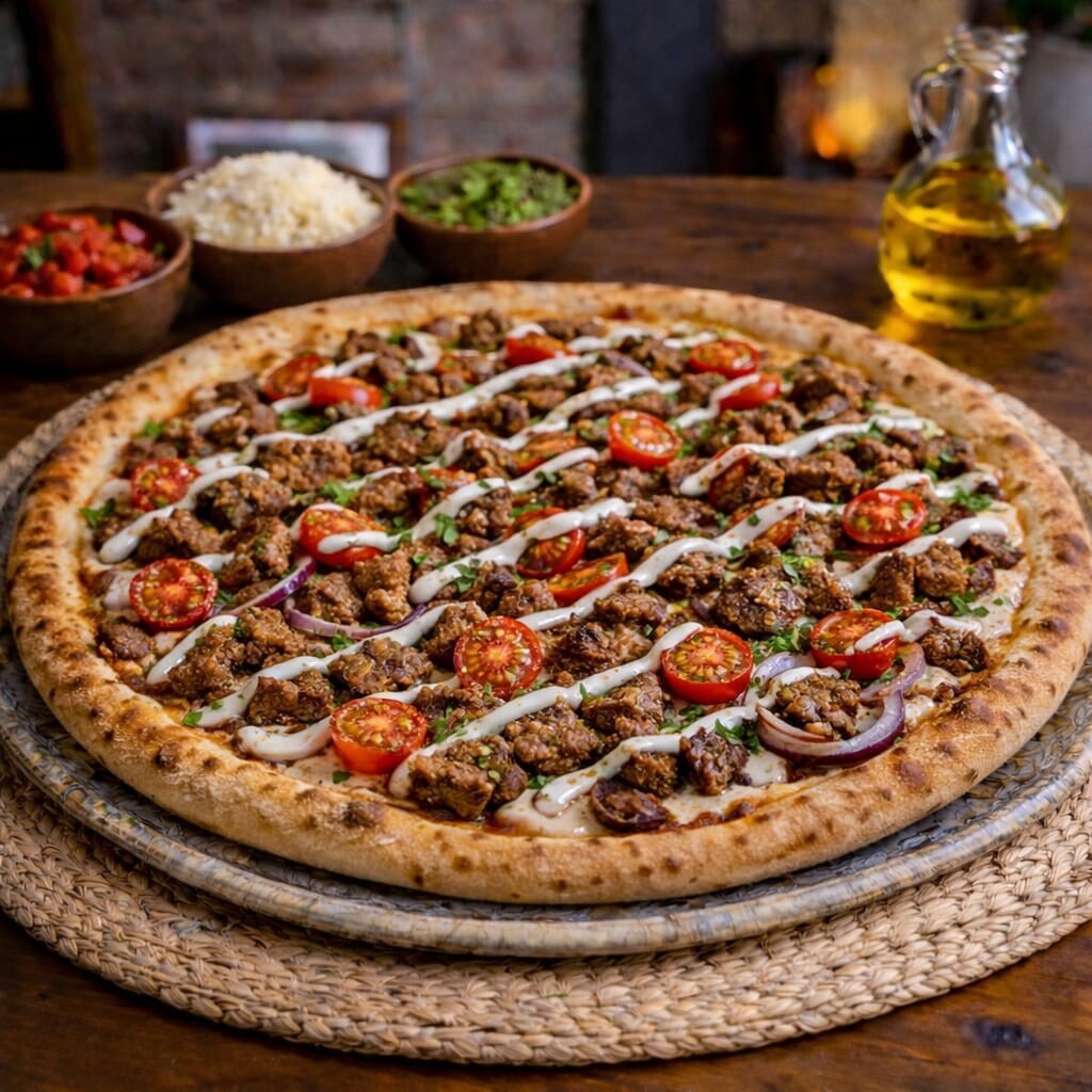 Vegan Etli Pizza