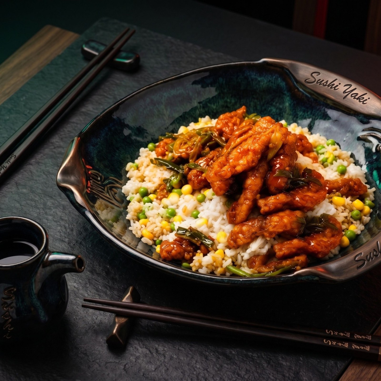 128- Sushi Yaki Pilav Üstü Lezzet