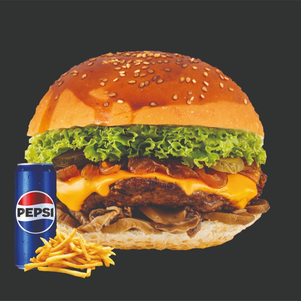 Mantarlım Burger Menü