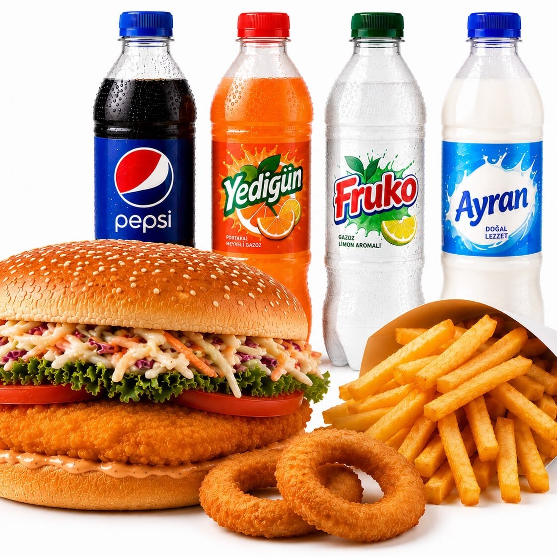Bonkör Mega Tavuk Burger