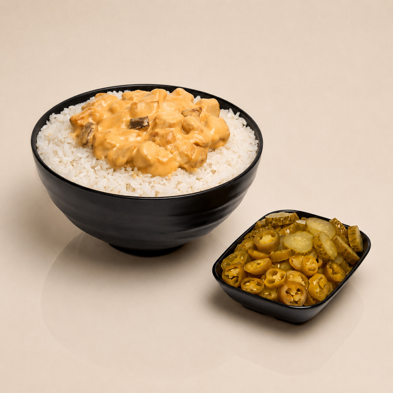 Cheddar Soslu Tavuk Pilav