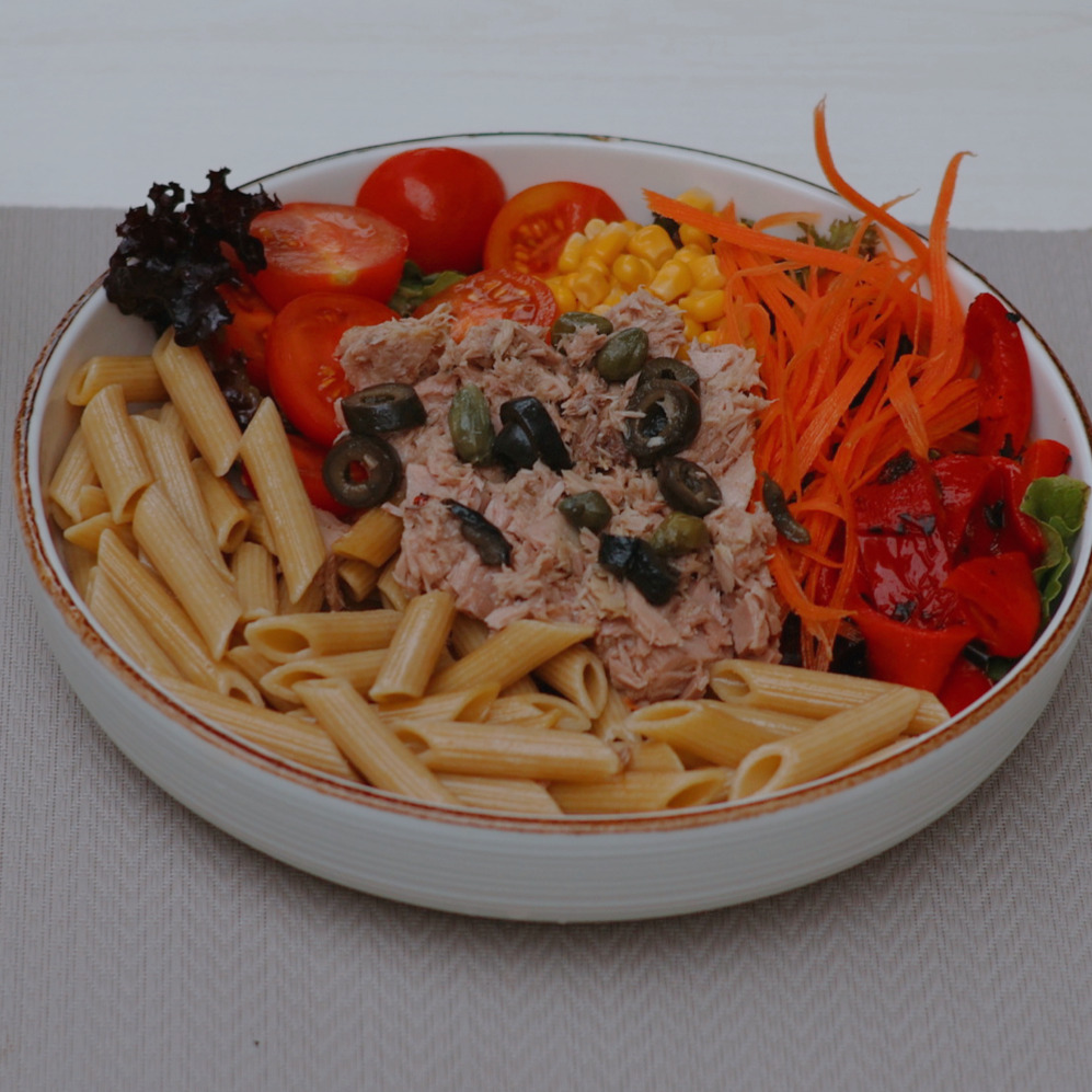 Tam Buğday Makarnalı Ton Balıklı Bowl