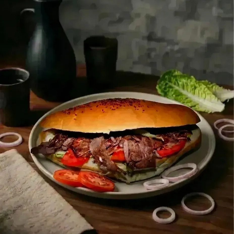 Ekmek Arası Yaprak Et Döner (120 gr.)