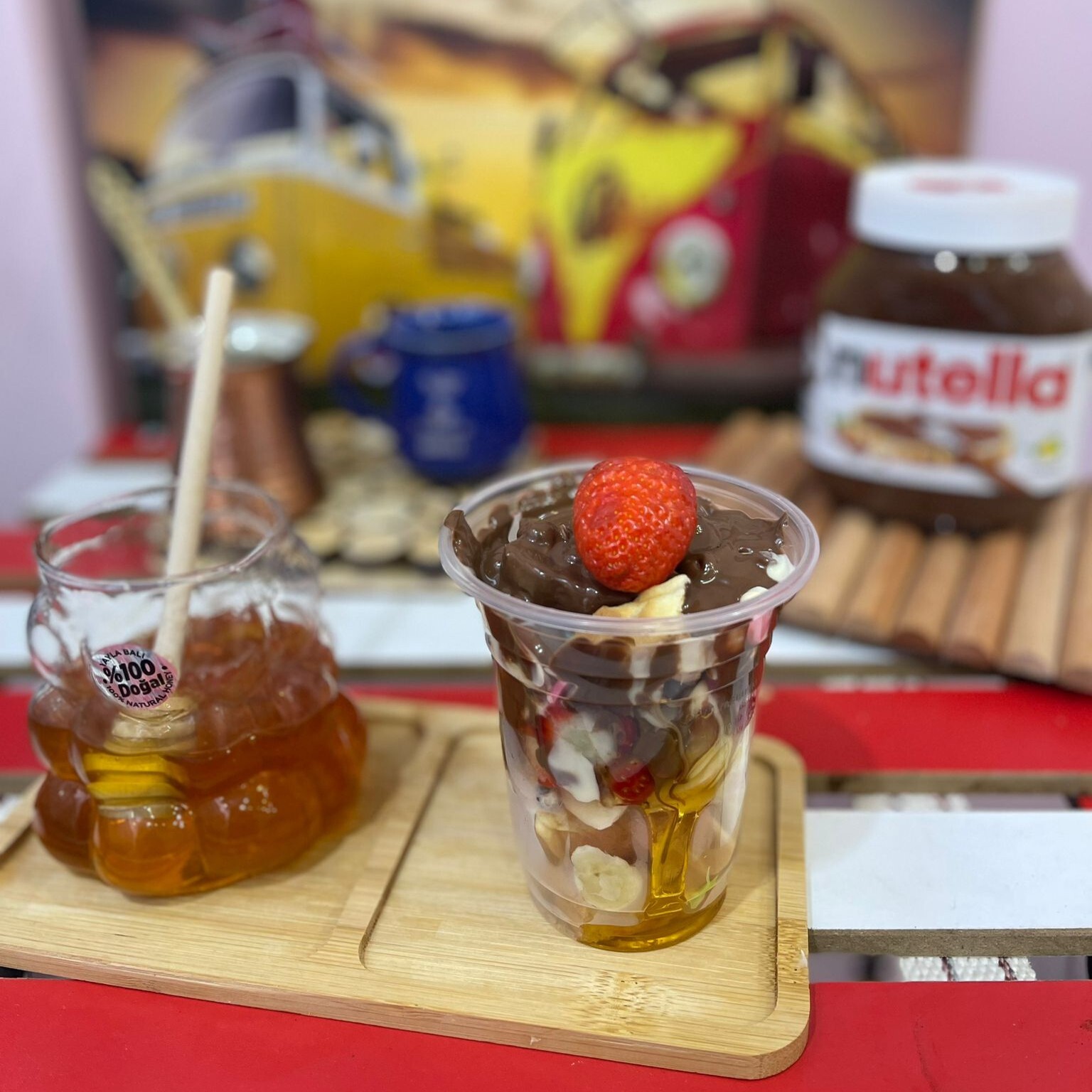 Cup Bal Muz Çilek