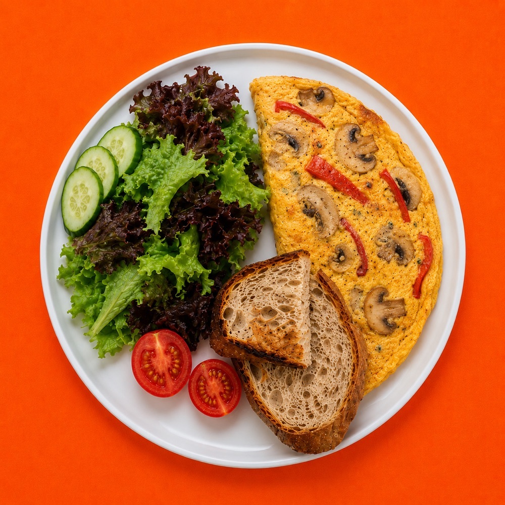 Sebzeli Omlet