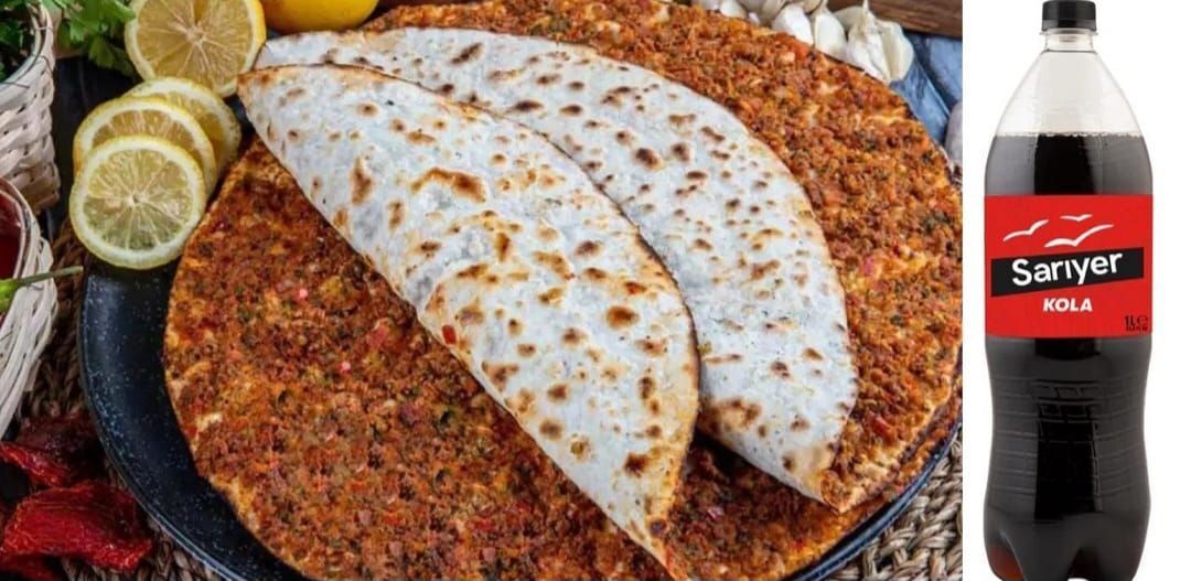 10 Adet Lahmacun + Sarıyer Kola (1 lt.)