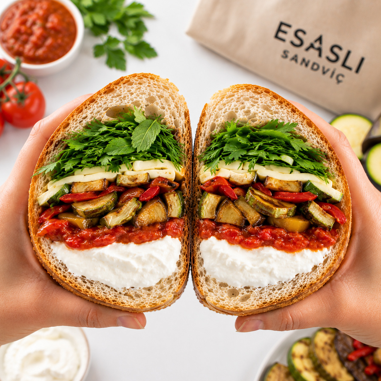 Esaslı Serpme Sandviç EGELİ