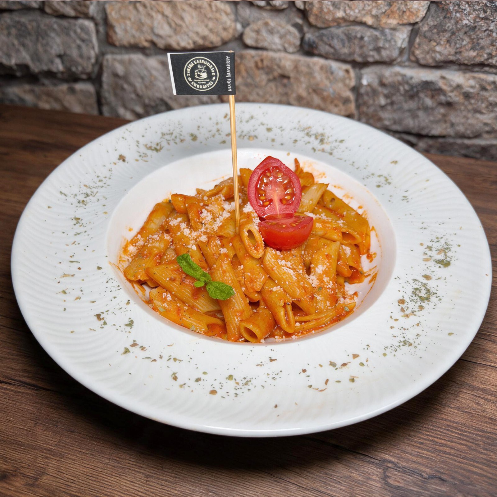 Gazimuhtar Arrabbiata Meksika Soslu Penne Tabağı