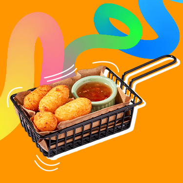 Cheddar Dolgulu Kroket Çıtır Patates