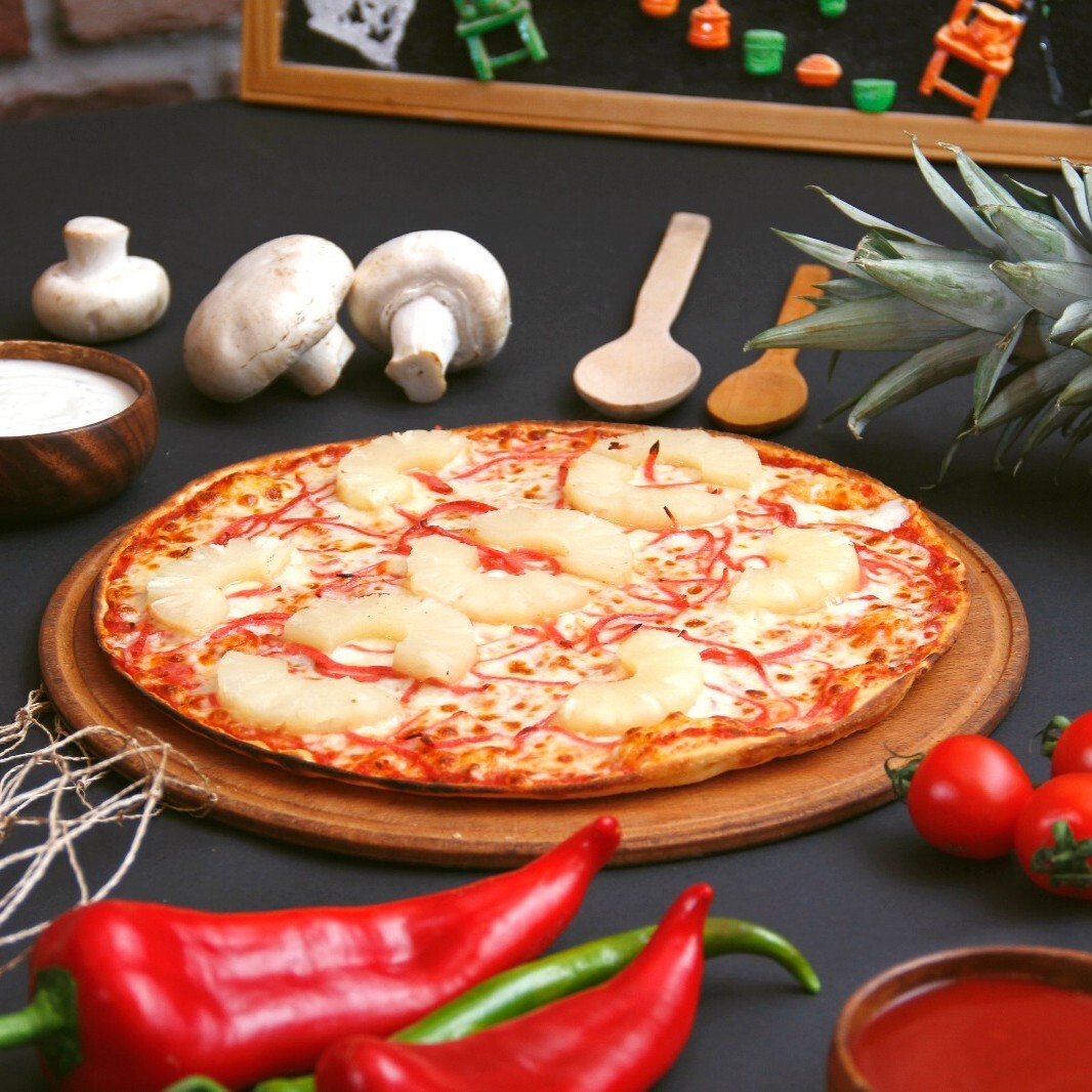 Havaiian Pizza Büyük Boy (40 Cm XXL 2-3 kişilik)