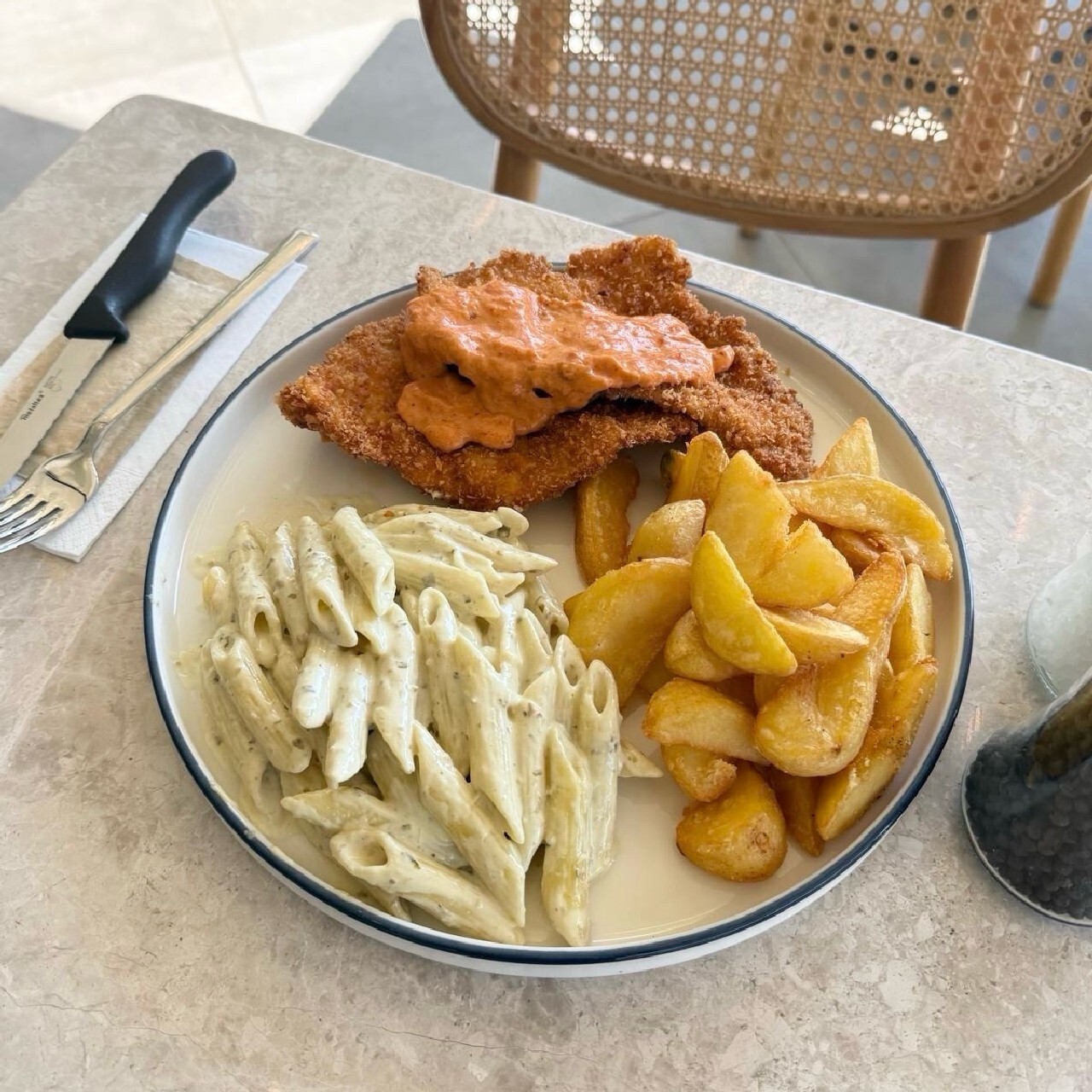 Soslu Tavuk Schnitzel