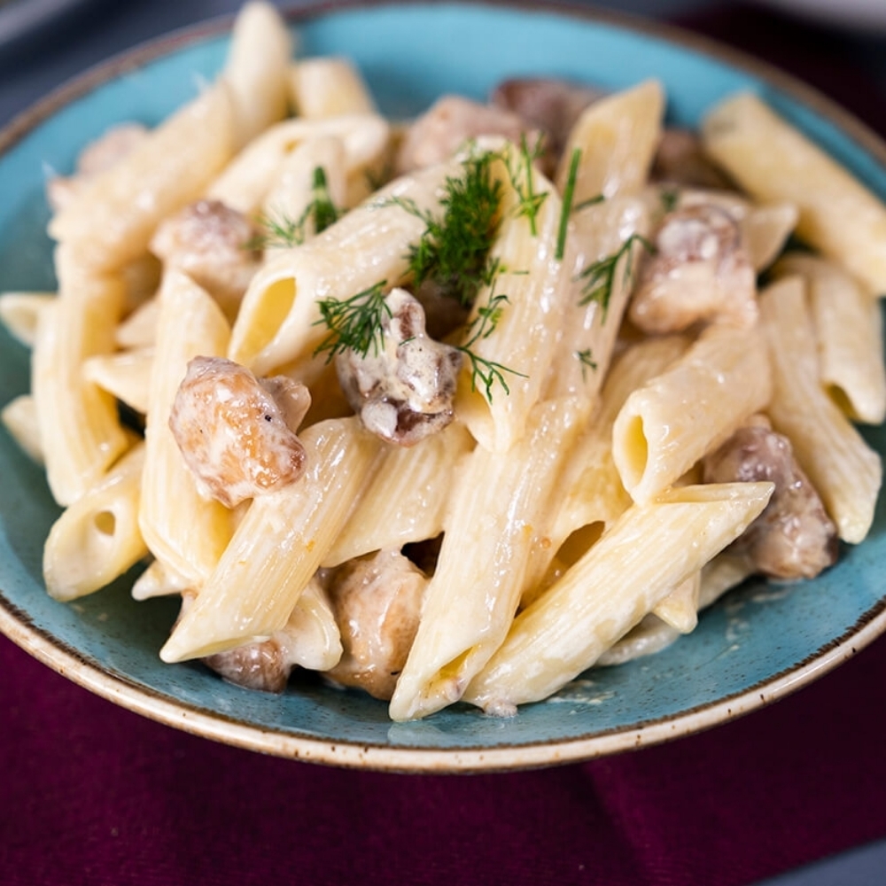Tavuklu Kremali Penne
