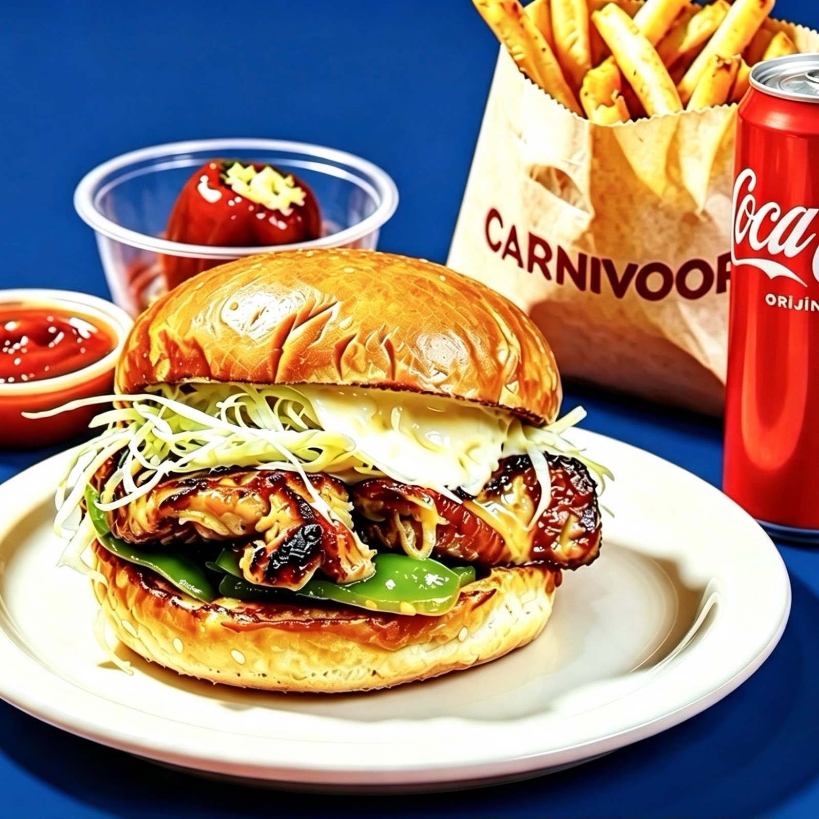 Spicy Samurai Burger Menü
