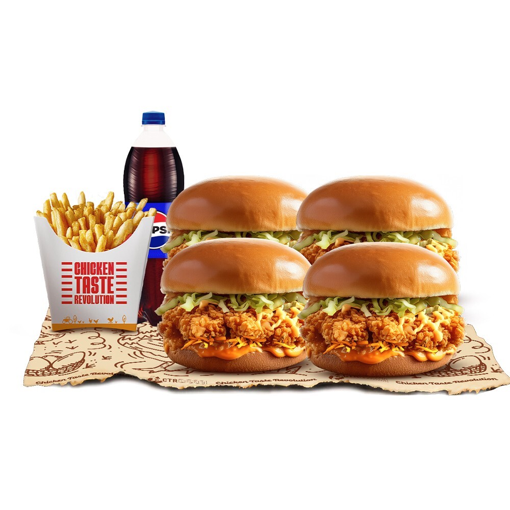 CTR 4'lü Chitir Burger Fırsat Menü