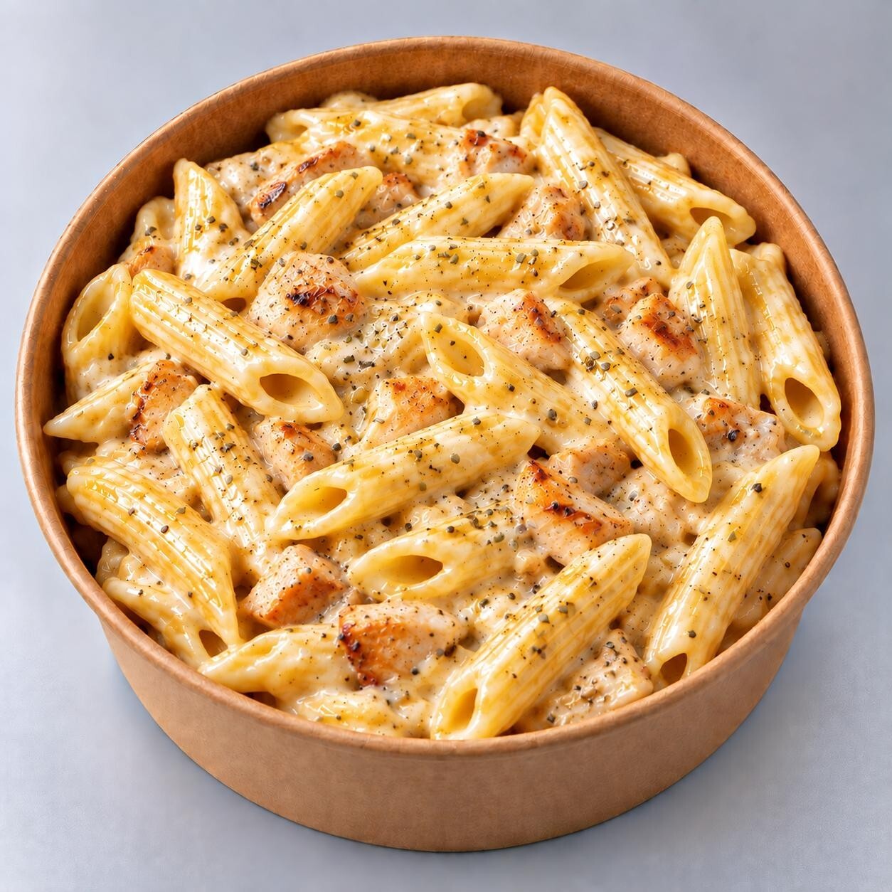 Kremalı Tavuklu Penne