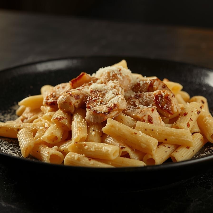Tavuklu Penne Alfredo