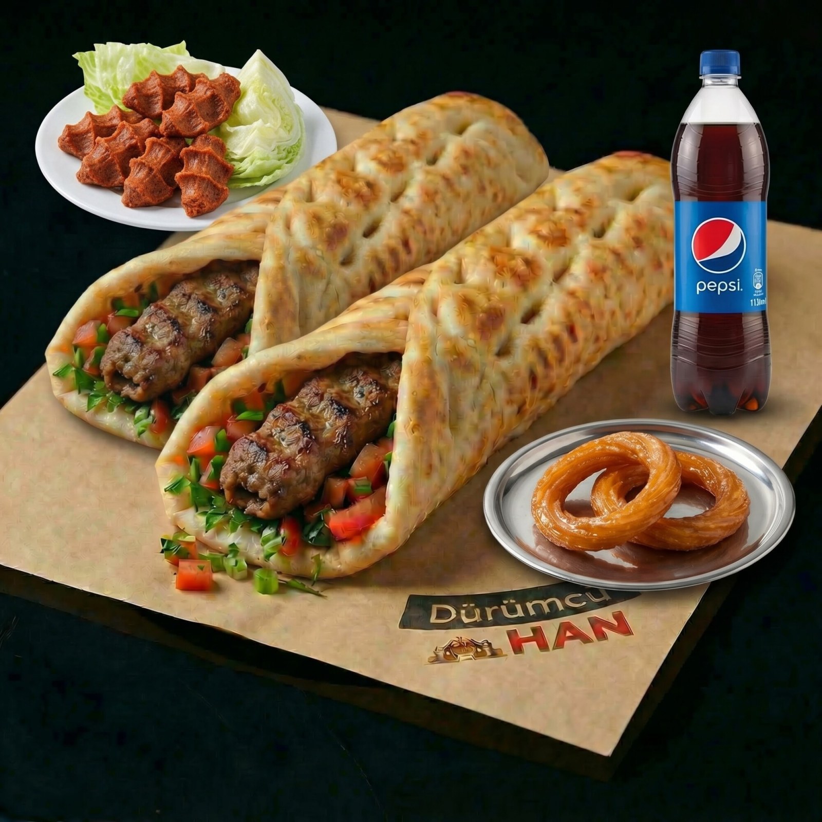 2'li Adana Dürüm Menü 90 gr