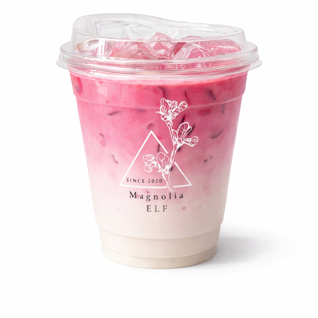 Ice Pink Matcha Latte