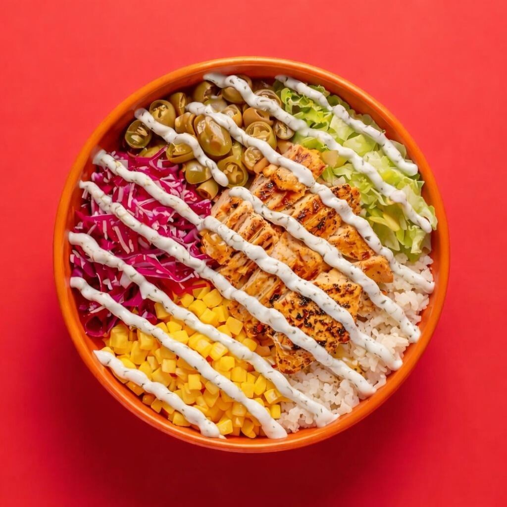 Ranch Soslu Tavuklu Pilav Bowl