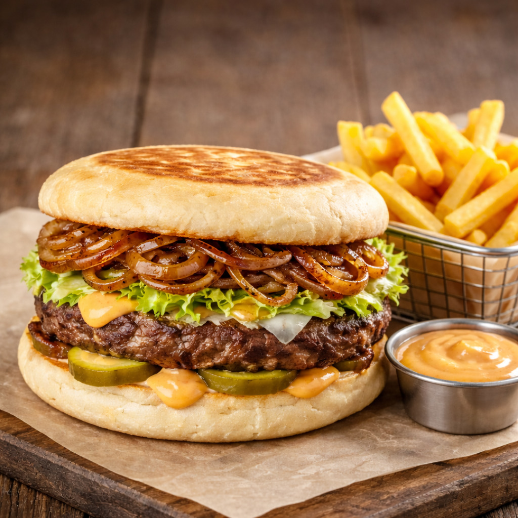 Comeback Bazlama Burger Menü