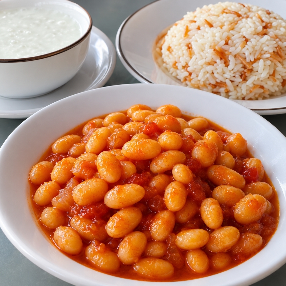 Kuru Fasülye+Pilav+Cacık