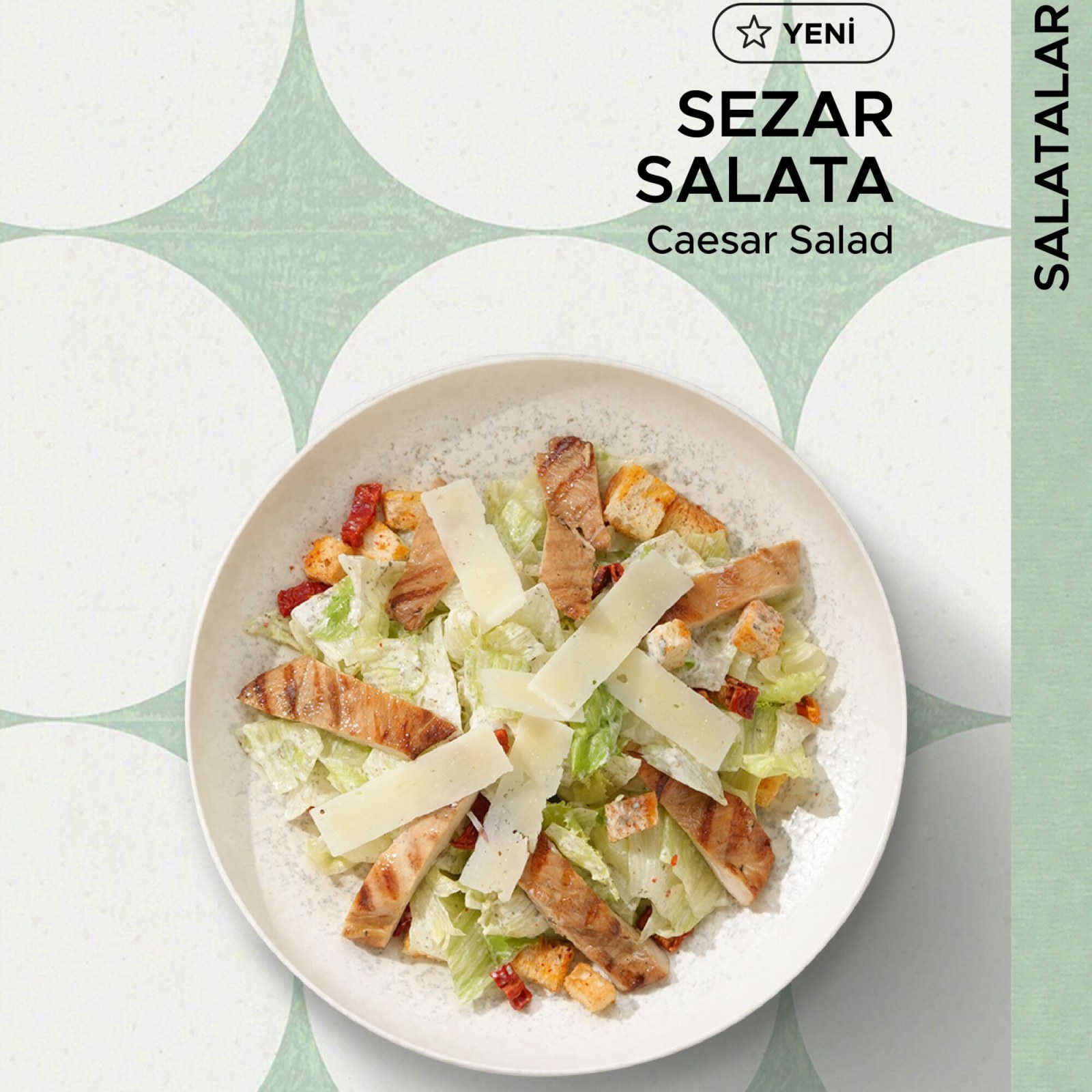 Tavuklu Sezar Salata