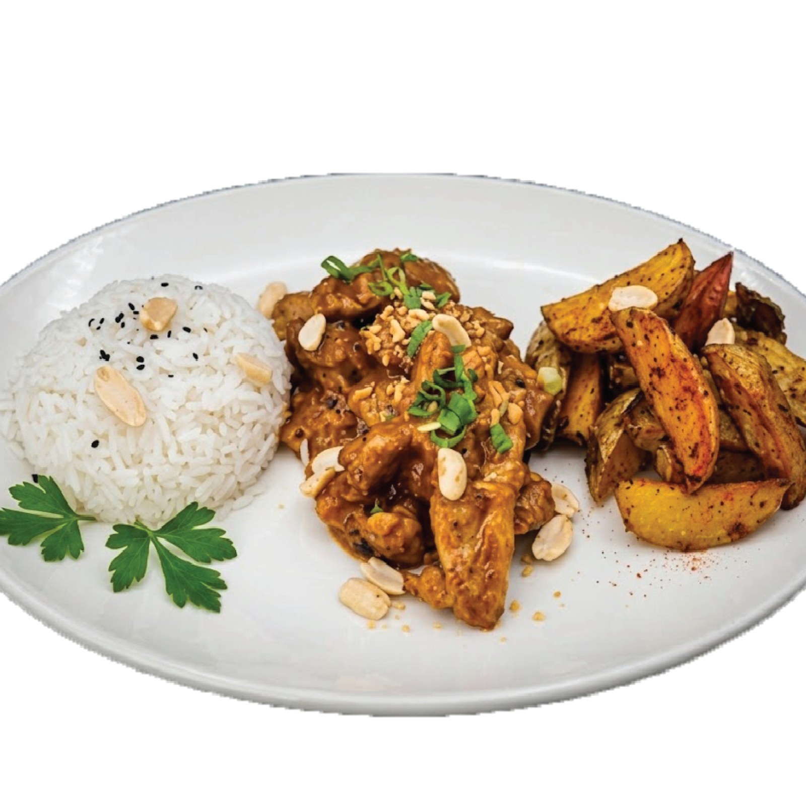 Asya Usulü Satay Soslu Tavuk