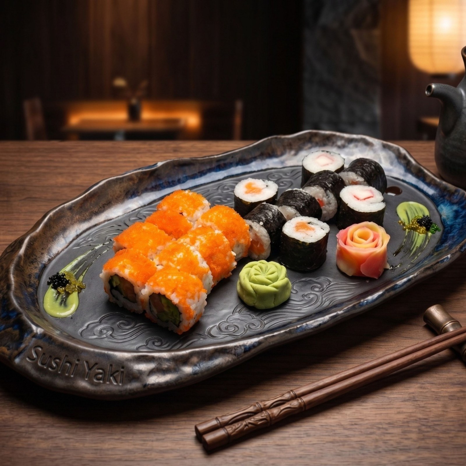 219- Sushi Yaki Moriawase (16 Pcs)
