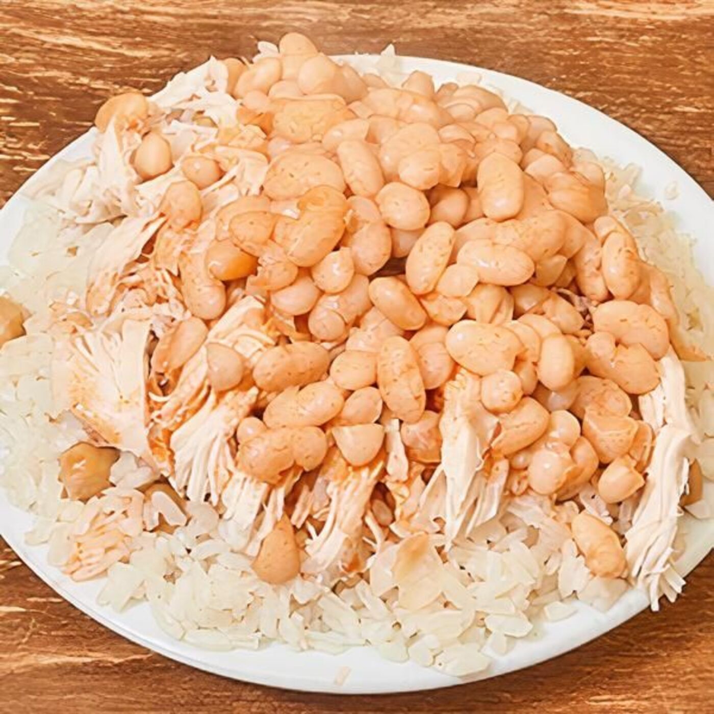 Tavuklu Kuru Fasulyeli Pilav