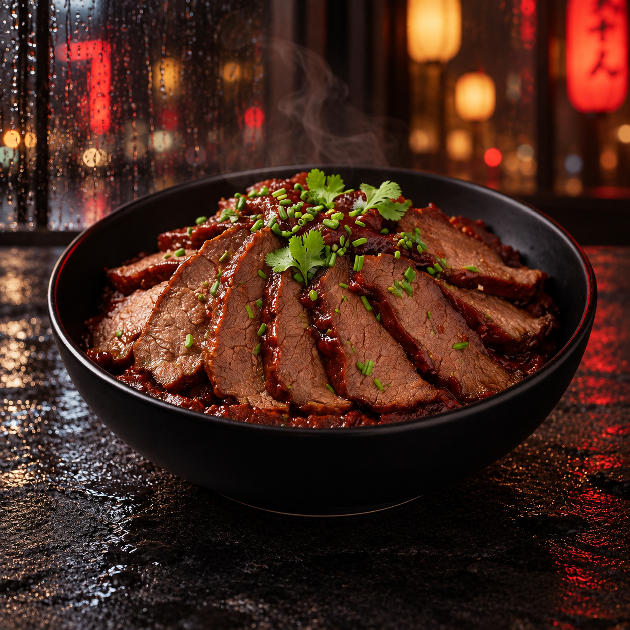 Barbekü Soslu Dana Eti - Beef with BBQ Sauce