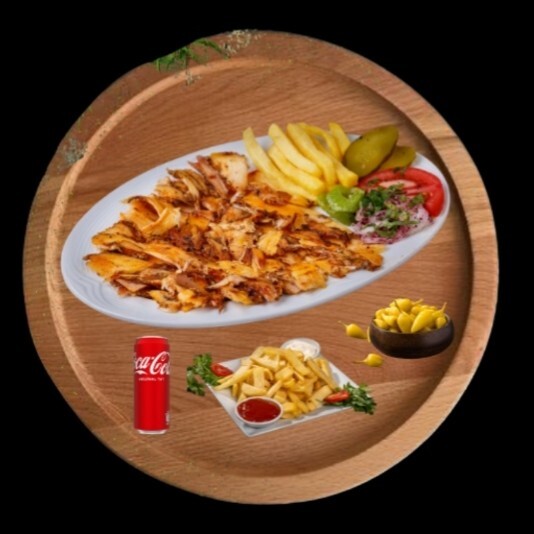 Servis Tavuk Döner Menü