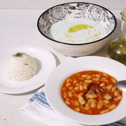 Kuru Fasulye Menü