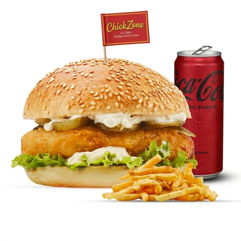 Chicken Burger Menü
