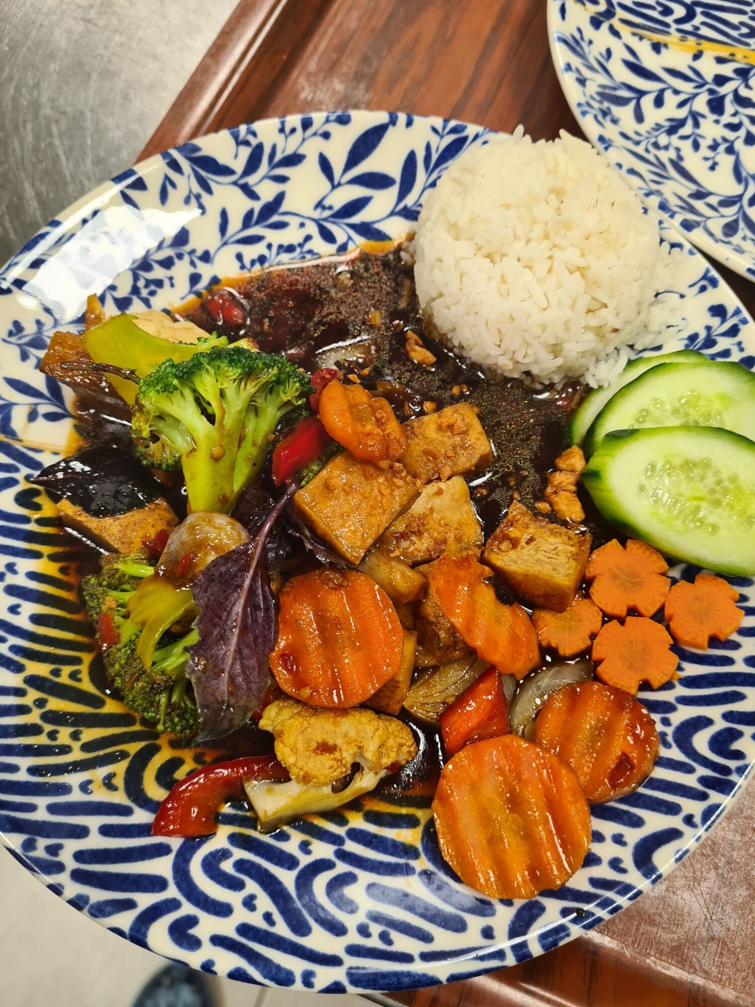 Krapow (Veg) - Fesleğen (Vejeteryan) + Steam Rice